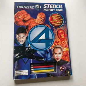 💚 2 for $20 💚 Fantastic 4 - Stencil Activity Book Hardcover